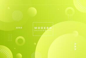 Modern background abstract. Colorful,bright. Green gradation. Memphis vector