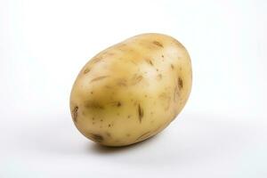 AI generated Potato isolated on white background. AI Generated photo