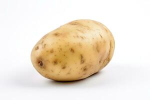 AI generated Potato isolated on white background. AI Generated photo