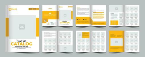 Product catalog or catalogue template design. vector