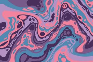 Abstract psychedelic groovy background. vector