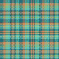 Tartan plaid pattern with texture and summer color. vector