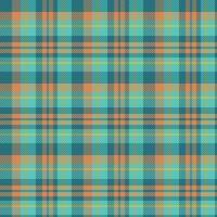 Tartan plaid pattern with texture and summer color. vector