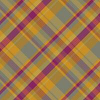 Tartan plaid pattern with texture and summer color. vector