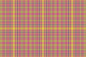 Tartan plaid pattern with texture and summer color. vector