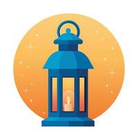 Ramadan lantern vector illustration