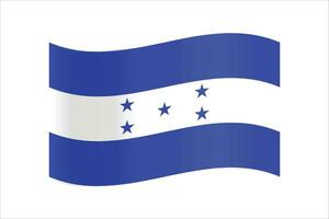 Vector Honduras flag background illustration texture