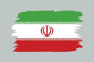 vector illustration of Iran flag