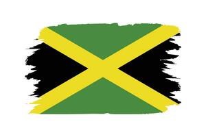 Jamaica bandera oficial colores vector ilustración