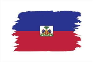 Vector Haiti flag background illustration texture