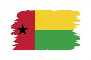 Vector Guinea-Bissau flag background illustration texture