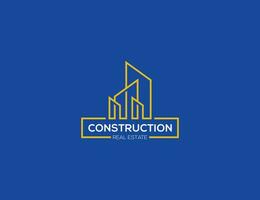 Real Estate Building Logo Concept symbol sign icon Element Design. Mortgage, Realtor, House, Home Logotype. Vector illustration template