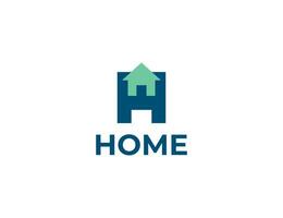 initial Letter H Home Logo Concept symbol sign icon Element Design. Realtor, Mortgage, House, Real Estate Logotype. Vector illustration template