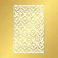 seamless die cut decorative pattern template vector