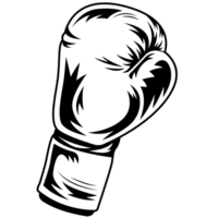 AI generated boxing glove clipart png
