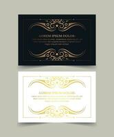 Luxury calligraphy ornament frame line design vector