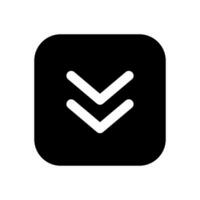 Download icon vector. Upload button illustration. Load symbol or logo. vector