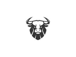 head bull logo vector icon illustration, logo template