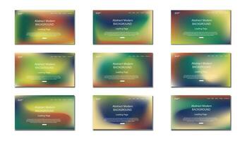 Set of Sign Up and Sign In forms. Colorful gradient. gradient uiux loading page, Registration and login forms page. Professional web design, gradient background, gradient mash modern background vector