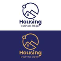 Vector home estate logo icon with modern style