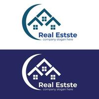 Luxury logo design or real estate logo design template vector