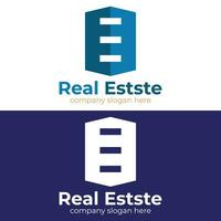 Luxury logo design or real estate logo design template vector