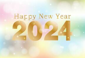 Happy New Year  text design. Vector greeting illustration and snowflake