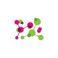 Molecule logo vector template element and symbol