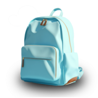 school backpack isolated on transparent background. png