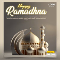 Ramadan kareem traditional islamic festival religious social media banner psd