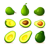 ai generado nutritivo aguacate creaciones explorador sano culinario posibilidades con Fresco verde superalimento png