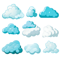 AI generated Fluffy Clouds and Scenic Sky Capturing Nature's Atmospheric Beauty in a Dramatic Cloudy Landscape png