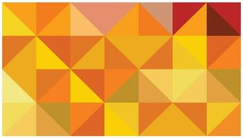 Abstract geometric background with yellow, orange and brown triangles. Vector illustration. background template with geometric patterns