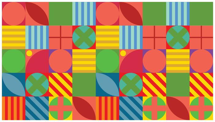 Seamless geometric pattern in the style of the 80s. Vector illustration for your design. Eps 10. background template with geometric patterns. Flat style