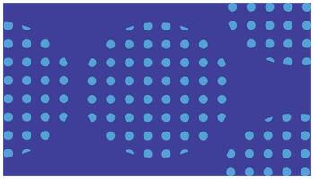 Blue polka dot pattern on blue background. Vector illustration for your design. background template with geometric patterns