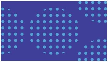 Blue polka dot pattern on blue background. Vector illustration for your design. background template with geometric patterns