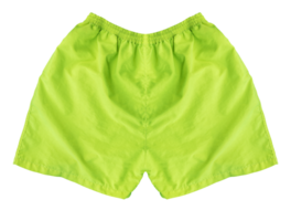 Green neon shorts png