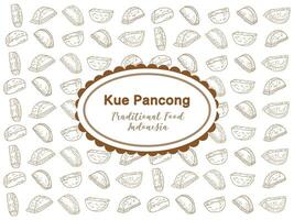 Indonesian Traditional Food Vector Illustration