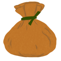 japan höst kinchaku mochi illustration png