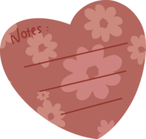 Love valentine sticky note png