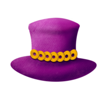 The fancy hat png image for party or fashion concept