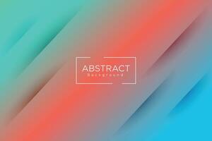 Abstract background design or 3d gradient colorful background and wallpaper vector