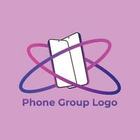 Mobile phone icon logo design abstract concept vector used as a symbol related to device or technician. Smartphone icon, Mobile phone logo vector illustration.