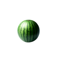 AI generated Isolated watermelon fruit Transparent Background, PNG Format, Generative AI