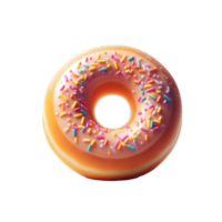 AI generated Isolated donut Transparent Background, PNG Format, Generative AI