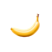 ai gerado isolado banana transparente fundo, png formatar, generativo ai