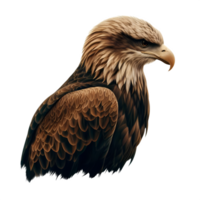 Isolated Eagle bird on a transparent background, PNG Format