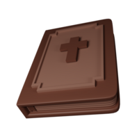 santo Biblia 3d icono ilustración png