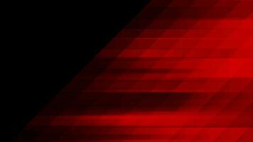 Red tech minimal geometric abstract motion background video