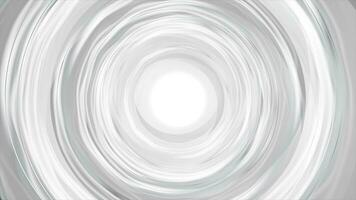 Abstract grey iridescent shiny circles video animation